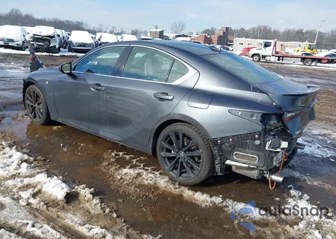 2021 Lexus Is 350 F Sport из США, поврежденный, VIN JTHGZ1E22M5021072